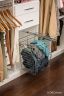 Closet storage basket