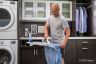 Fold-out ironing board