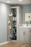 Adjustable storage shelves and baskets