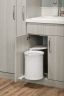 Pivot-out trash bin
