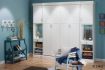 White wallbed